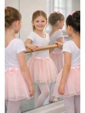 Cat & Jack Girls Pink Sheer Ballet Skirt XL 14 NWT